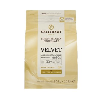 CZEKOLADA BIAŁA VELVET 32% (2,5 KG)