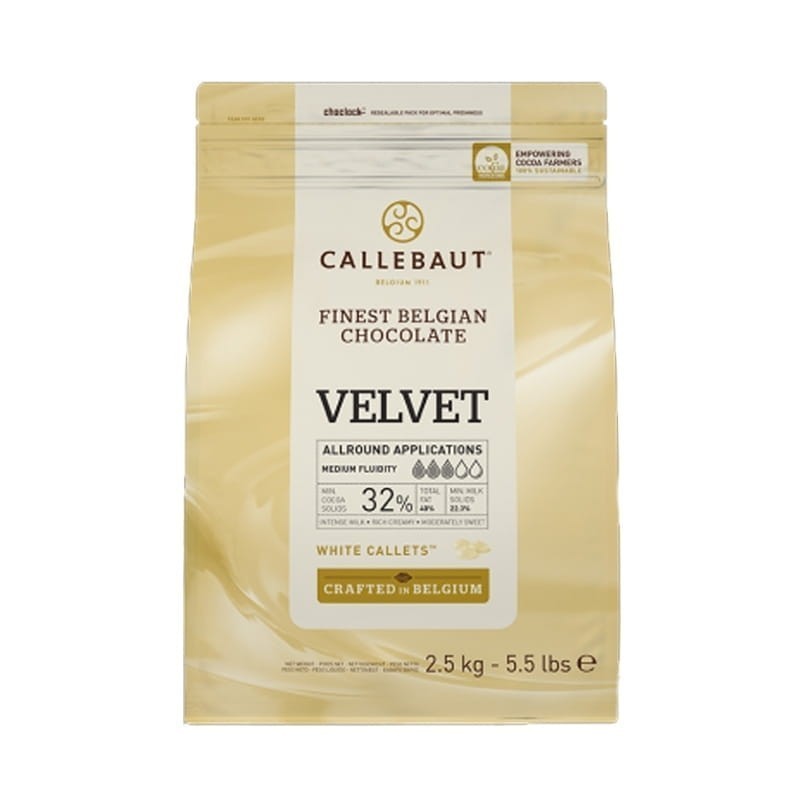 CZEKOLADA BIAŁA VELVET 32% (2,5 KG) CZEKOLADA BIAŁA VELVET 32% (2,5 KG)