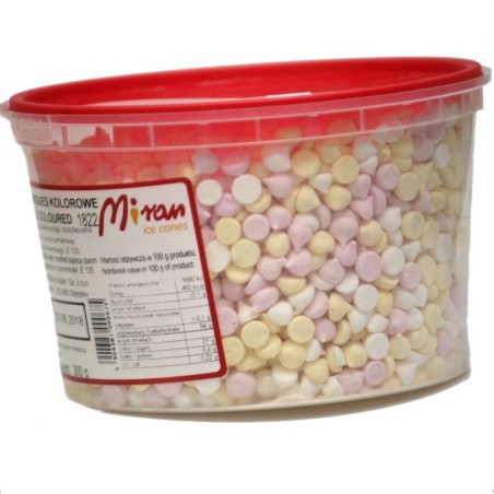 BEZY MINI-MERINGUES KOLOROWE (300 G)