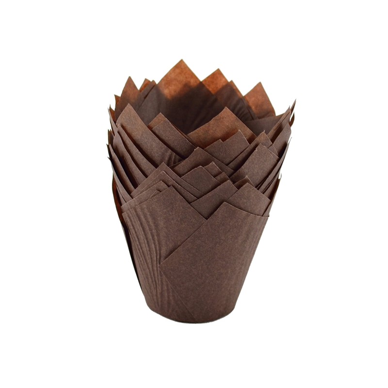 PAPILOTKI TULIPANY BRĄZOWE (1 SZT) PAPILOTKI TULIPANY BRĄZOWE (1 SZT)