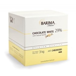 CZEKOLADA BIAŁA W PASTYLKACH 29% (3 KG)