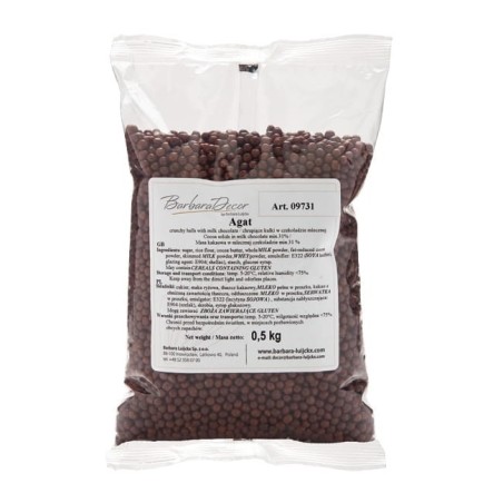 CHRUPIĄCE KULKI MLECZNE AGAT (500 G)