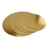 KRĄŻKI POD TORT ZŁOTE 20 CM (100 SZT)