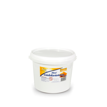 MIÓD NATURALNY WIELOKWIATOWY (4 KG)