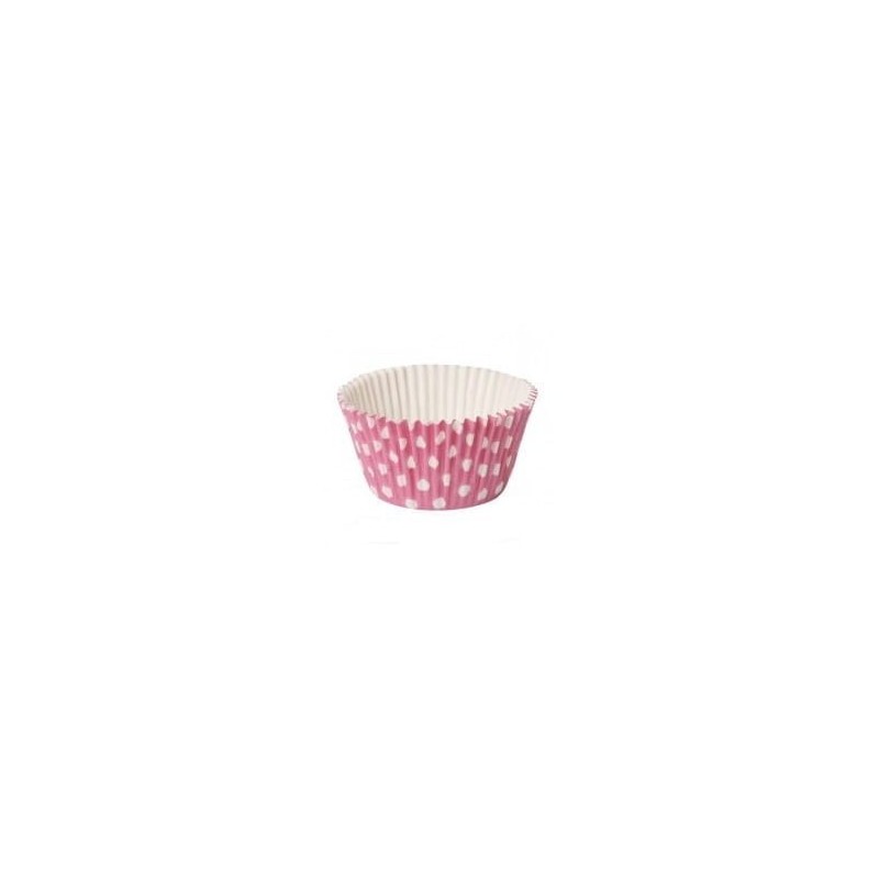 PAPILOTKI CUPCAKE POLKA RÓŻOWE (90 szt)