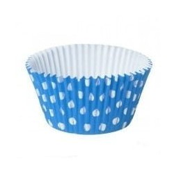 PAPILOTKI CUPCAKE POLKA NIEBIESKIE (90 SZT)