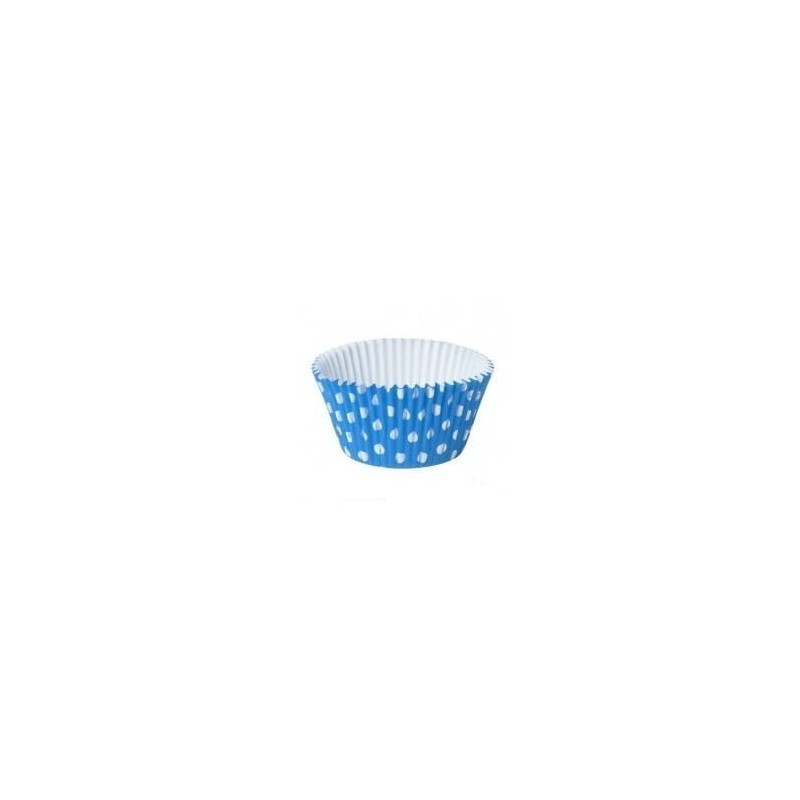 PAPILOTKI CUPCAKE POLKA NIEBIESKIE (90 SZT)