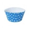PAPILOTKI CUPCAKE POLKA NIEBIESKIE (90 SZT)