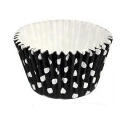 PAPILOTKI CUPCAKE POLKA CZARNE (90 SZT)