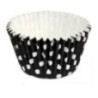 PAPILOTKI CUPCAKE POLKA CZARNE (90 SZT)