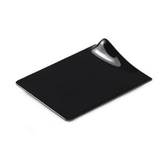 PODKŁADKA KWADRATOWA PLASTIKOWA CZARNA (8,5 CM)