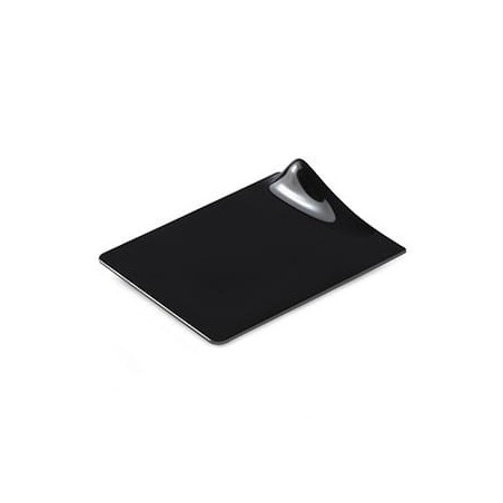 PODKŁADKA KWADRATOWA PLASTIKOWA CZARNA (8,5 CM)
