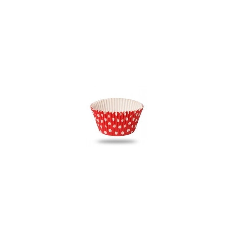 PAPILOTKI CUPCAKE POLKA CZERWONA (90 SZT)