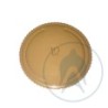 PODKŁAD POD TORT MICROTRIPLO OKRĄGŁY ZŁOTY (28 CM)