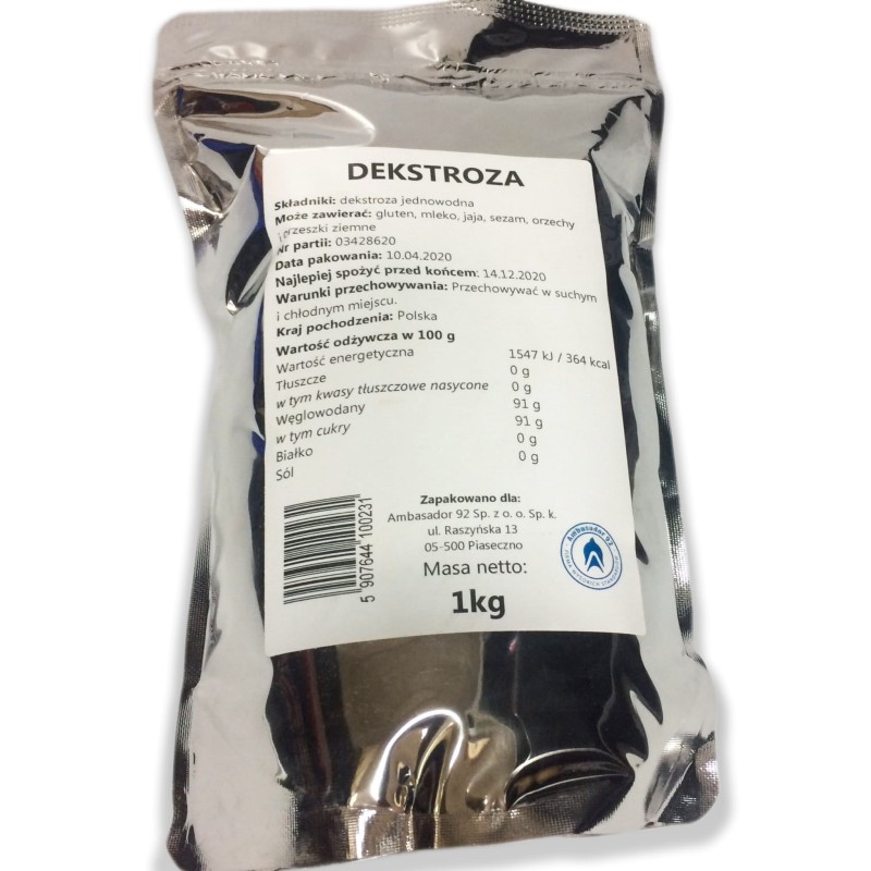 DEKSTROZA (1 KG) DEKSTROZA (1 KG)