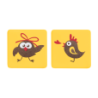 DEKORACJA CZEKOLADOWA KURAKI (210 SZT)