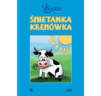 Śmietanka Bieruń Kremówka 33% (5L) - odbiór osobisty