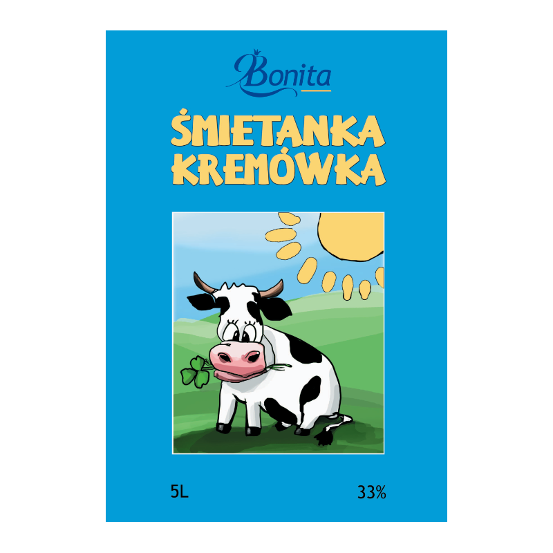 Śmietanka Bieruń Kremówka 33% (5L) - odbiór osobisty