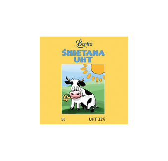 ŚMIETANKA BONITA UHT 33% (5L)