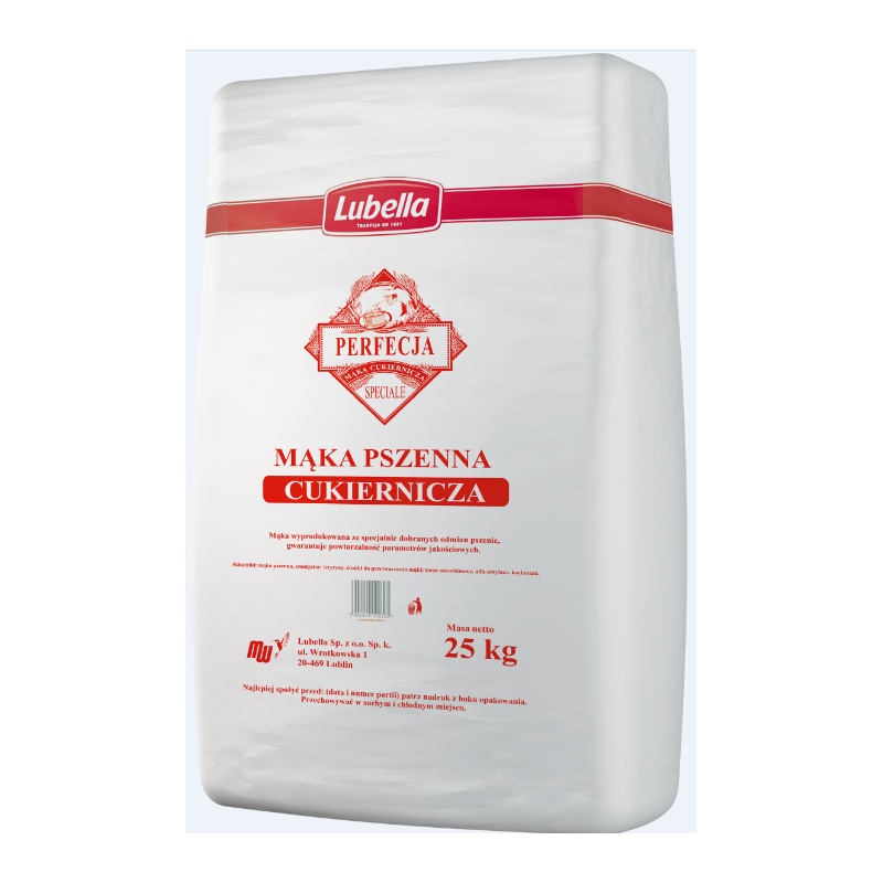 MĄKA CUKIERNICZA PERFEKCJA T500 (25 KG) MĄKA CUKIERNICZA PERFEKCJA T500 (25 KG)