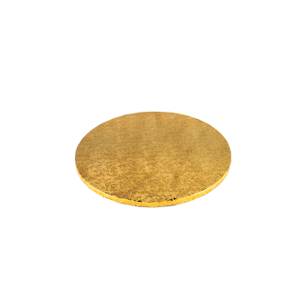 PODKŁAD CUKIERNICZY OKRĄGŁY GRUBY ZŁOTY (30 CM)