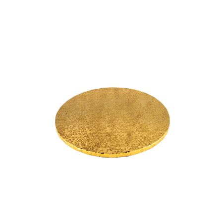 PODKŁAD CUKIERNICZY OKRĄGŁY GRUBY ZŁOTY (30 CM)