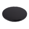 PODKŁAD CUKIERNICZY OKRĄGŁY GRUBY CZARNY (30 CM)