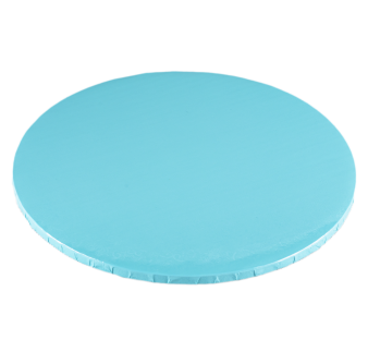 PODKŁAD CUKIERNICZY OKRĄGŁY GRUBY NIEBIESKI (25 CM)