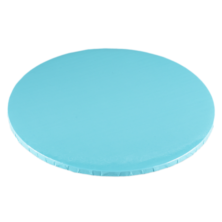 PODKŁAD CUKIERNICZY OKRĄGŁY GRUBY NIEBIESKI  (30 CM)