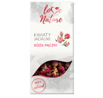 KWIATY JADALNE RÓŻA PĄCZKI (20 G)