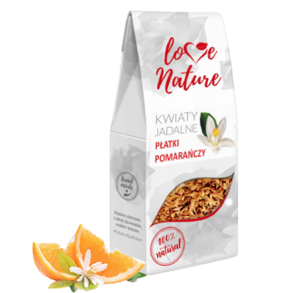 KWIATY JADALNE POMARAŃCZA PŁATKI (20 G)