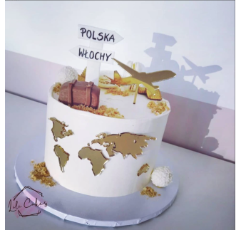 OZDOBA NA TORT KONTYNENT (5 SZT)