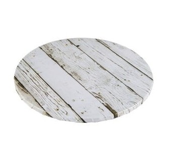 PODKŁAD CUKIERNICZY OKRĄGŁY JASNE DREWNO (25 CM)