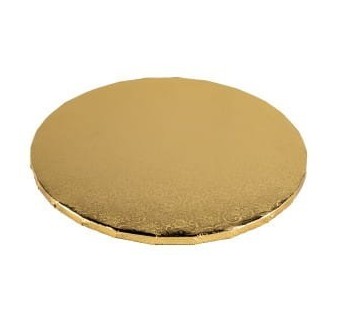 PODKŁAD CUKIERNICZY OKRĄGŁY ZŁOTY (45 CM)