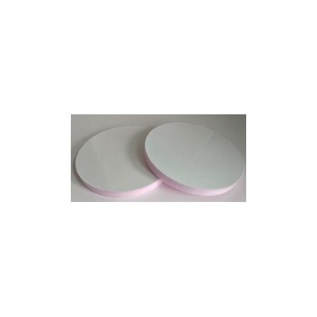 PODKŁAD CUKIERNICZY OKRĄGŁY STYRODUR RÓŻOWY/BIAŁY (24 CM)