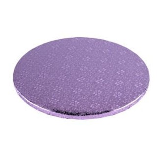 PODKŁAD CUKIERNICZY OKRĄGŁY FIOLETOWY (30 CM)