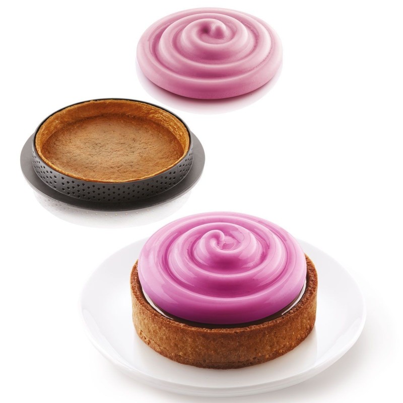 FORMA SILIKONOWA KIT MINI TARTE TWIST ZESTAW 3D FORMA SILIKONOWA KIT MINI TARTE TWIST ZESTAW 3D