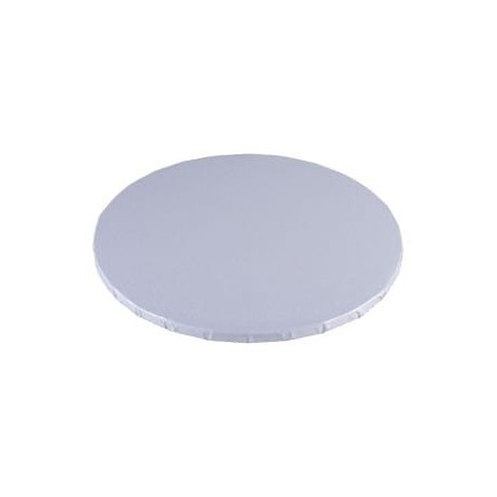 PODKŁAD CUKIERNICZY OKRĄGŁY BIAŁY MDF (40 CM)