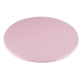 PODKŁAD CUKIERNICZY OKRĄGŁY BLADY RÓŻ (25 CM)