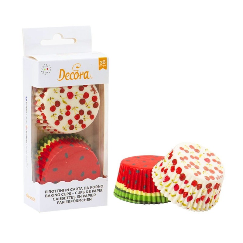 PAPILOTKI W OWOCE LETNIE (36 SZT) PAPILOTKI W OWOCE LETNIE (36 SZT)