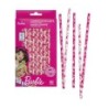 SŁOMKI PAPIEROWE BARBIE (80 SZT)