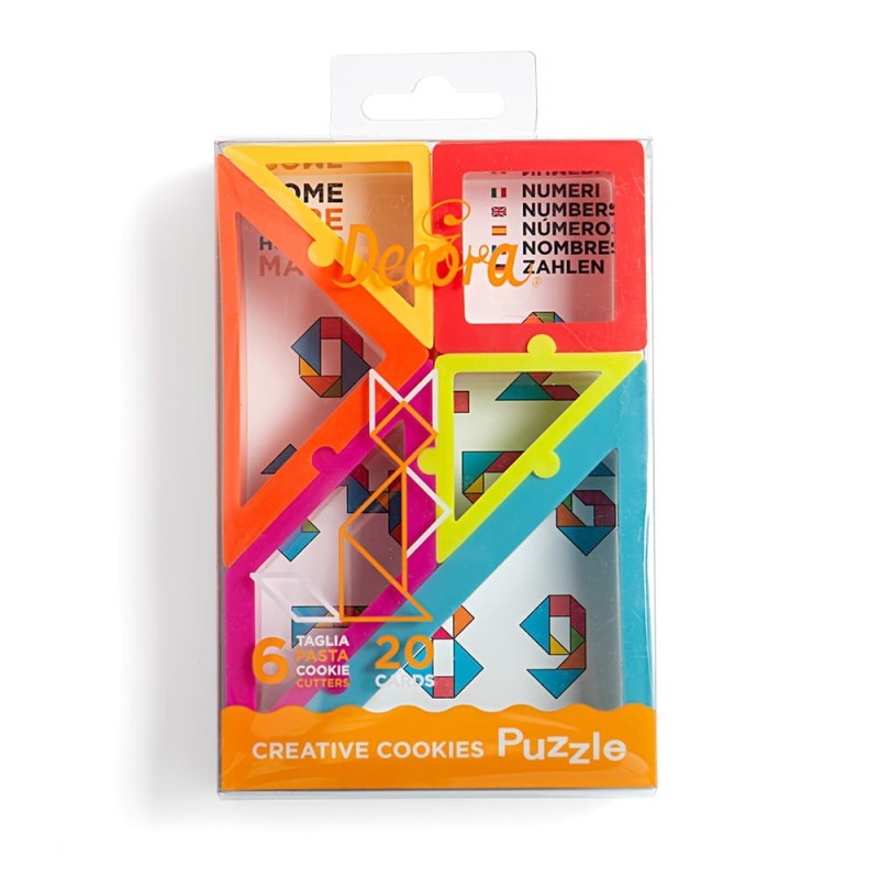 ZESTAW WYKRAWACZY PUZZLE (6 SZT) ZESTAW WYKRAWACZY PUZZLE (6 SZT)