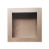OPAKOWANIE KRAFT Z OKNEM 185X185X35 MM