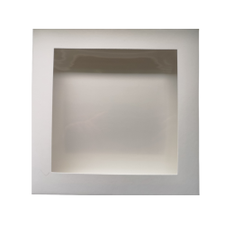 OPAKOWANIE PERŁOWE Z OKNEM 18,5X18,5X3,5 CM