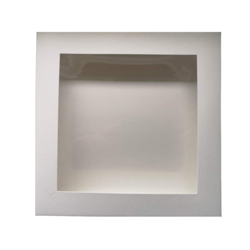 OPAKOWANIE PERŁOWE Z OKNEM 185x185X35 MM