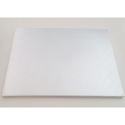 PODKŁAD CUKIERNICZY 30x30cm KWADRAT BIAŁY (1 SZT)