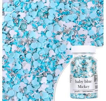 POSYPKA CUKROWA PEARLS BABY BLUE MICKEY (70 G)