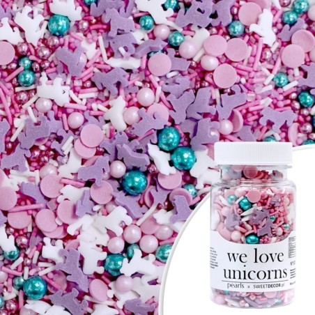 POSYPKA CUKROWA PEARLS WE LOVE UNICORNS (70 G)