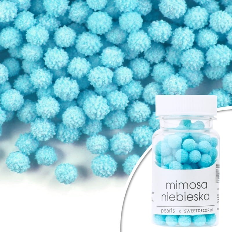 POSYPKA CUKROWA PEARLS MIMOSA NIEBIESKA (40 G) POSYPKA CUKROWA PEARLS MIMOSA NIEBIESKA (40 G)