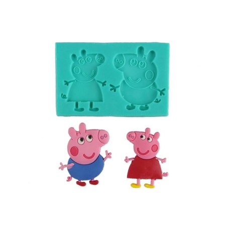 FORMA SILIKONOWA ŚWINKA PEPPA & GEORGE